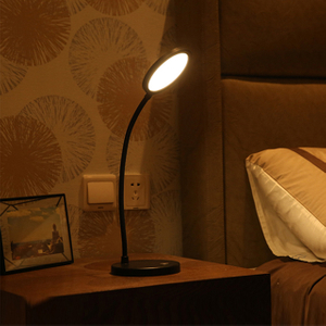 Eye Caring Gooseneck Portable Table Lamp Led Modern Creative Black Bedroom Rechargeable Reading Desk Lamp