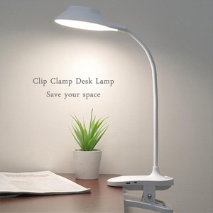 Modern Usb Lamp Led Lighting Minimalist Long Nordic White Rechargeabl Clip Led Desk Lamp