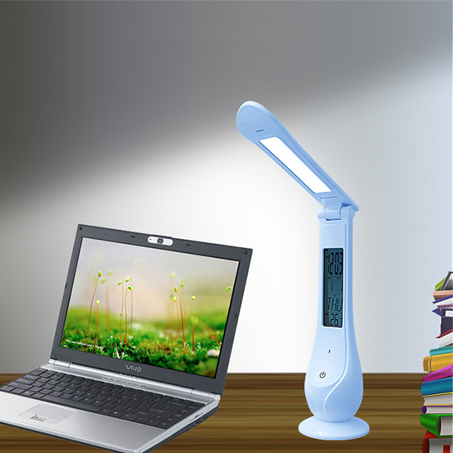 Easy Connect To Charge Led Table Lamp Electronic display screen Rechargeable Reading Desk Lamp