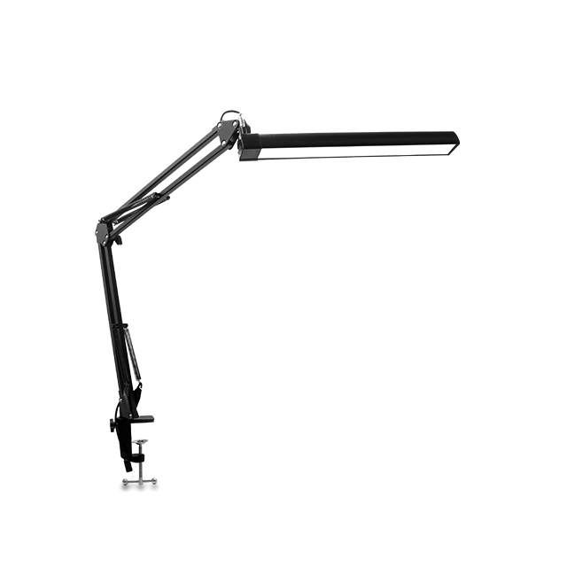 Amazon Hot Sale Touch Control Metal Led Stand Clip Desk Lamp with Long Arm Clamp Computer Working Lighting For Living Room Bedroom Office Table Lampe