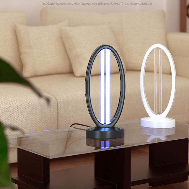 Modern Ultraviolet Rays Office Lamp Portable Led Household Bedroom Disinfection Black Work Desk Light Lamp