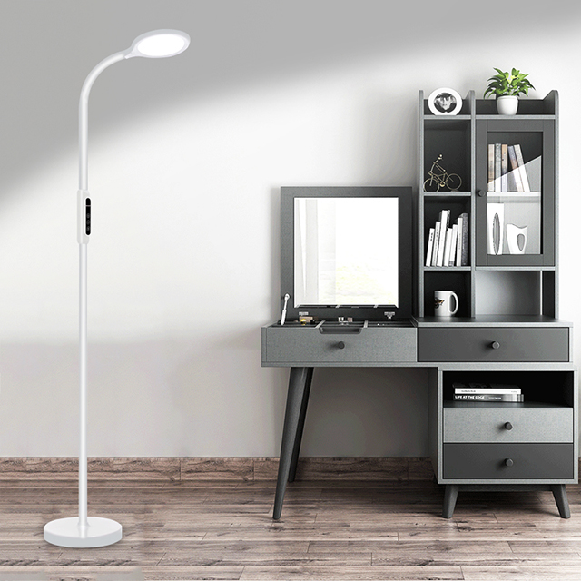 Modern Led Lighting Fixture Lamps For Bedroom Home Decorati White Led Floor Light