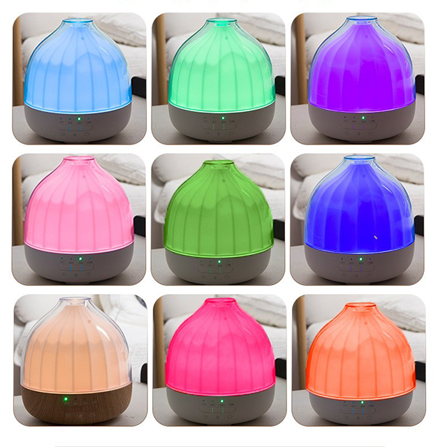 Portable Simplicity Led Round Plastic Moldern Little Small Circle Usb Bedroom Aromatherapy Table Desk Lamp 